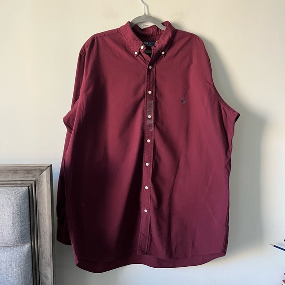 Polo Ralph Lauren Garment-Dyed Oxford Shirt - Big & Tall - XLT - Picture 2 of 9